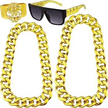 Amazon.com: KIDOFLY Retro 80s 90s Hip Hop Rapper Costume